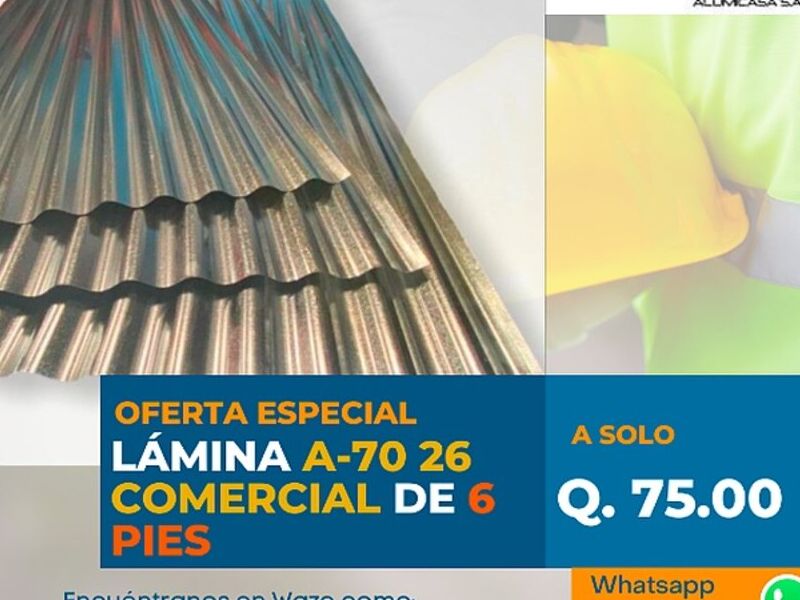 Lámina comercial Guatemala 