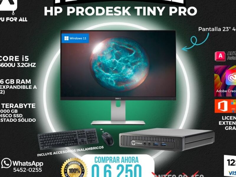 Laptop HP Prodesk Tiny Pro Guatemala