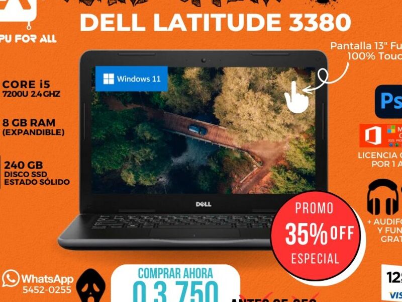 Laptop Dell Latitude 3380 Guatemala