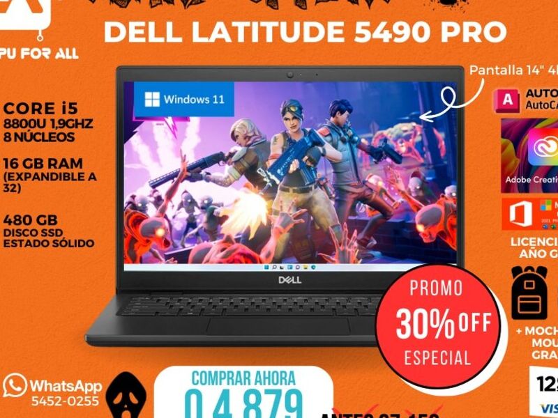 Laptop Dell Latitude 5490 Pro Guatemala