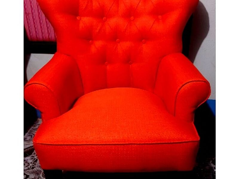 SILLON INDIVIDUAL ROJO GUATEMALA