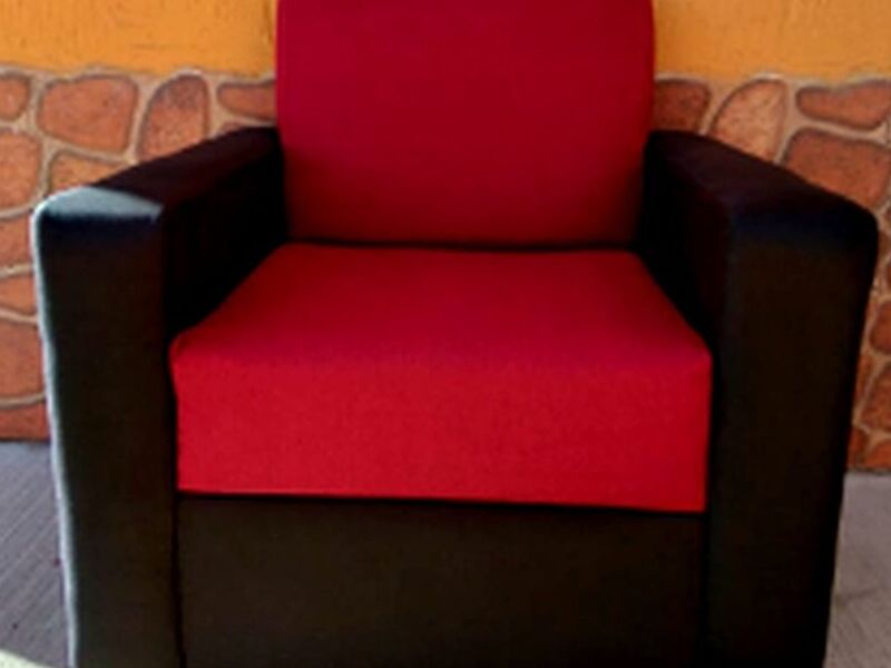 SILLON INDIVIDUAL ROJO GUATEMALA