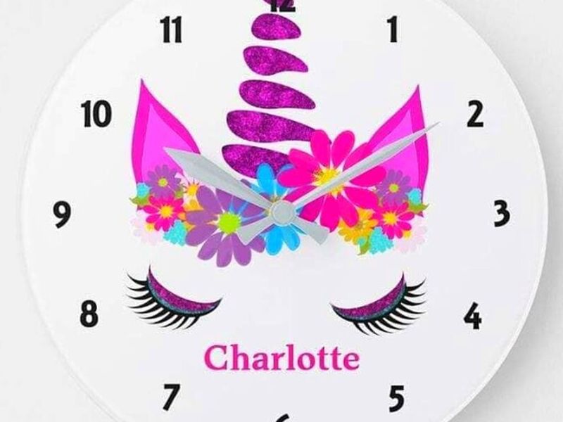 RELOJ PARED UNICORNIO GUATEMALA