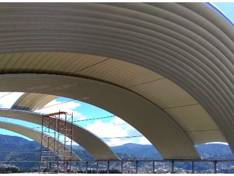 Techo curvo Aluzinc Guatemala