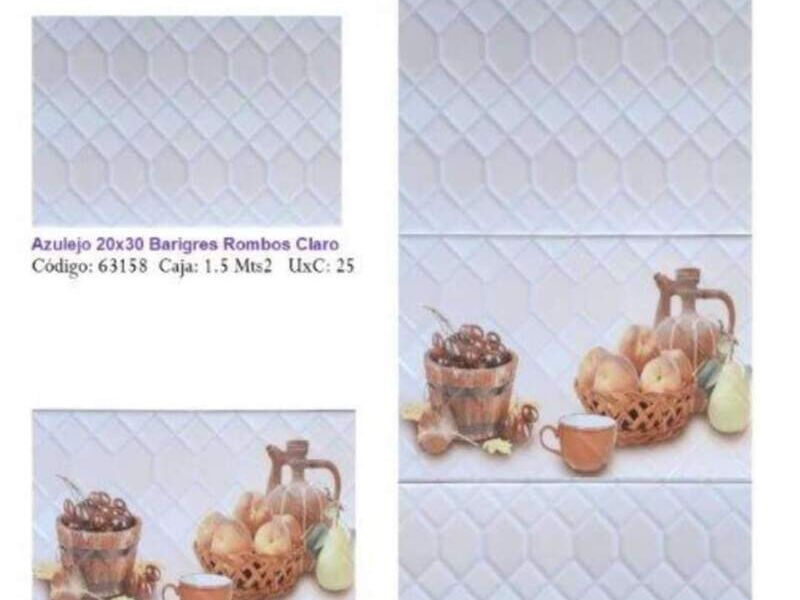 Azulejo rombos claro