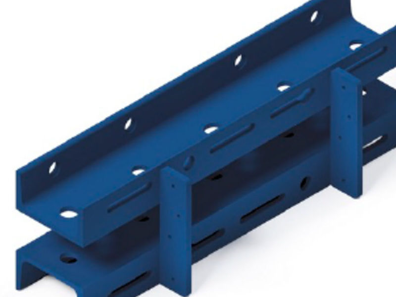 Riel de acero multiuso WS10