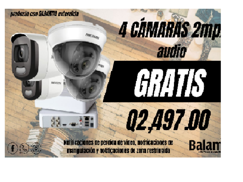 Camaras audio Momostenango