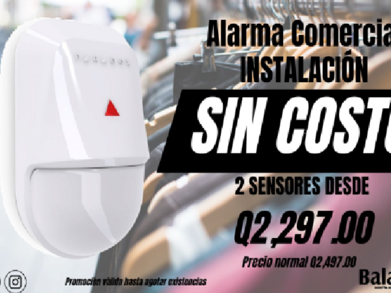 Alarma comercial Momostenango