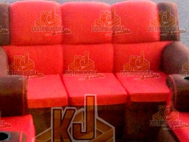 SILLON TRES PLAZAS ROJO GUATEMALA