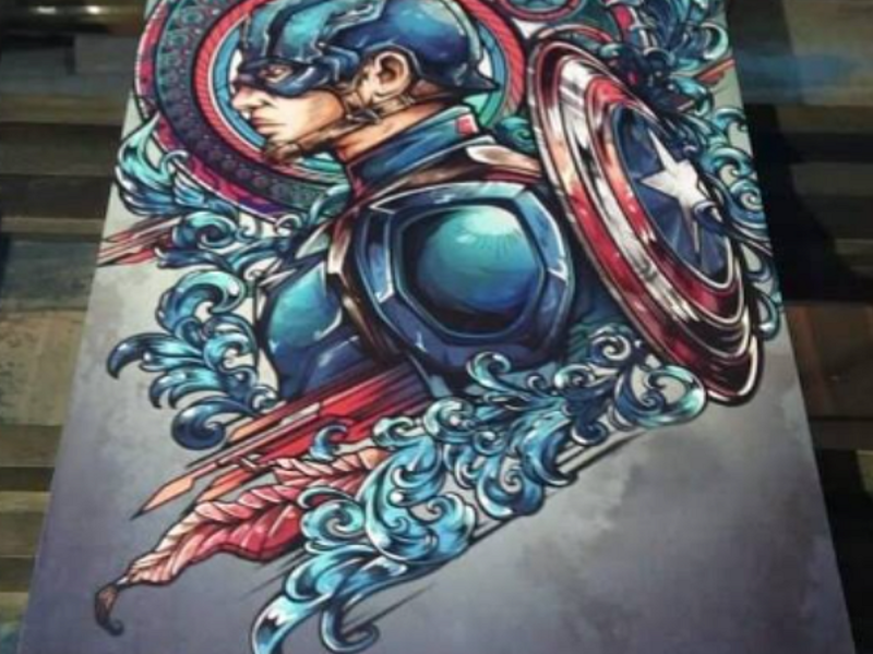 Cuadro capitan america
