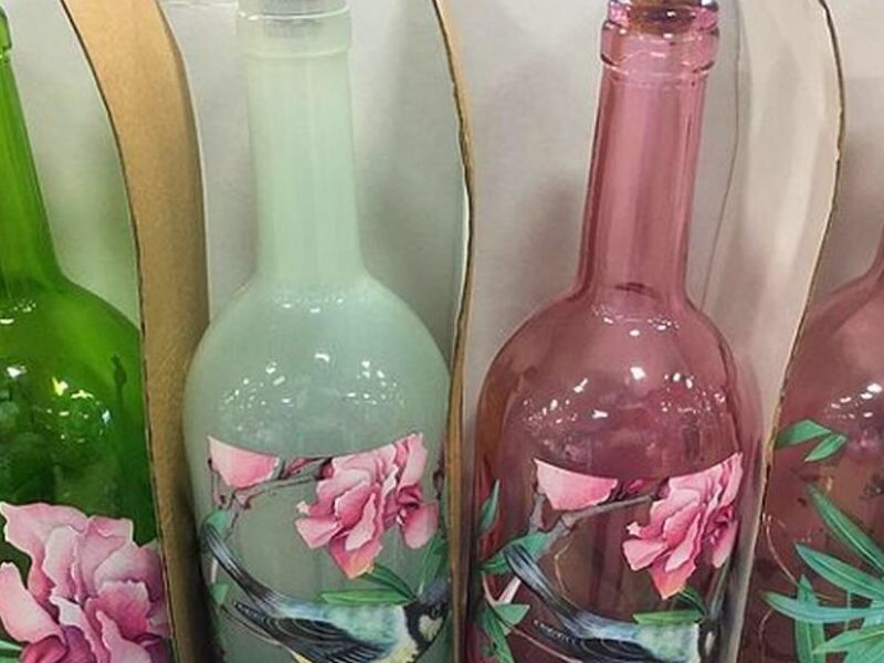 Botellas decoradas Guatemala