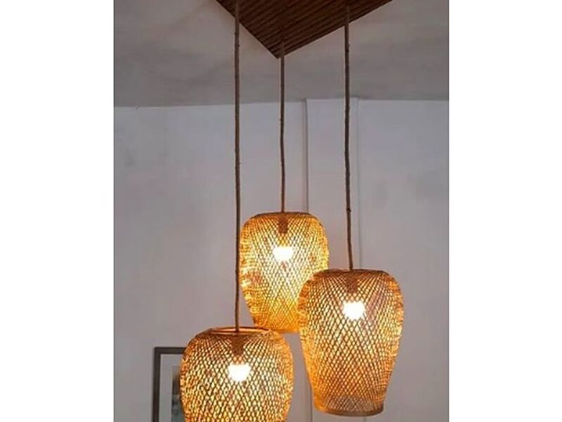 Lámpara artesanal Guatemala