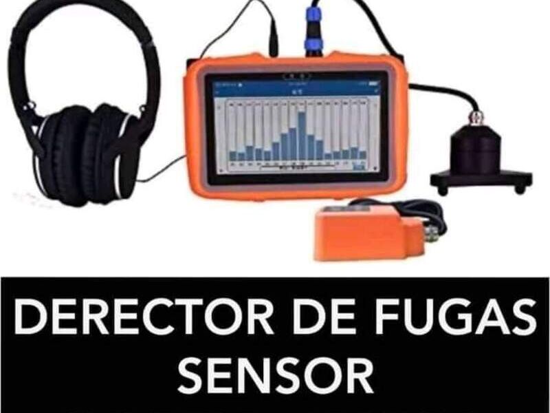 Detección de fugas con sensor 