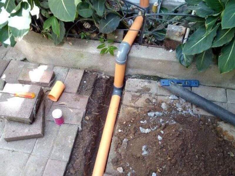 Instalación de tubería exterior 