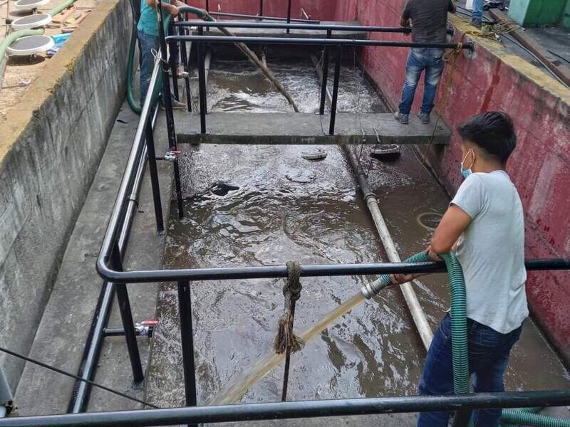 Vaciado de cisterna