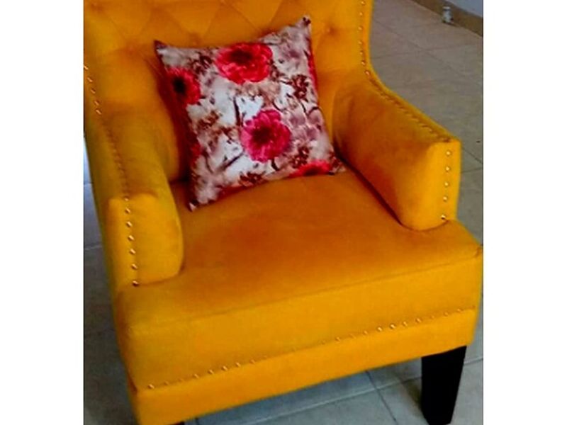 SILLON INDIVIDUAL AMARILLO GUATEMALA