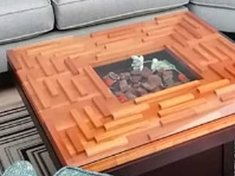 Mesa de centro cuadrada Guatemala