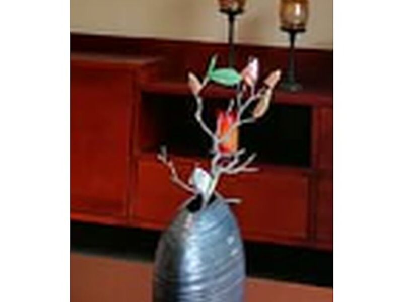 Florero de ceramica Guatemala 