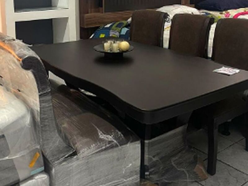 Mesa de comedor oscuro Mazatenango 