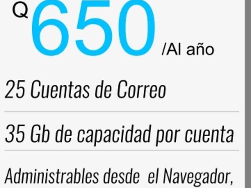 Plan Email Negocio Guatemala
