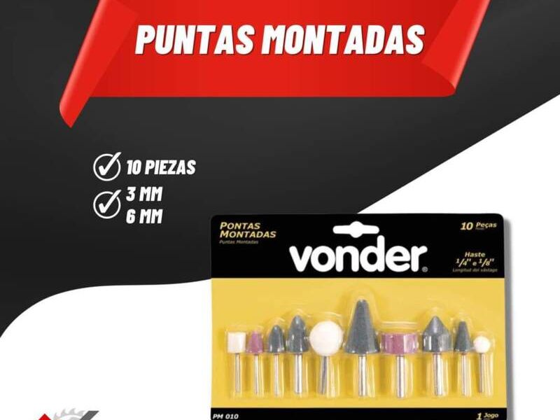 Puntas montadas