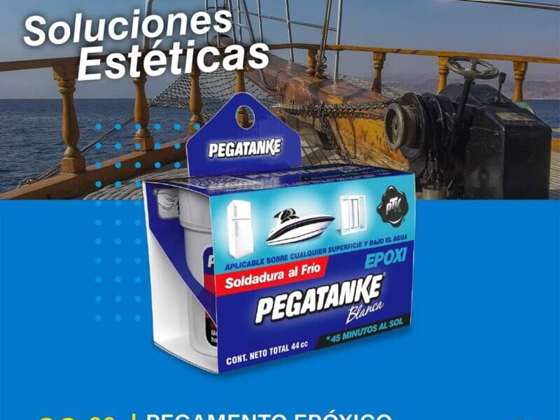 Pegamento epoxico blanco