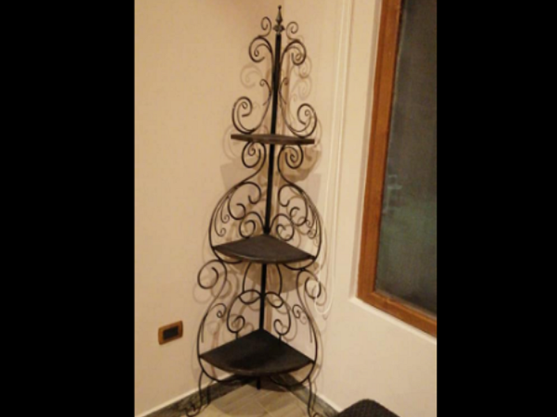 Metal soporte adorno