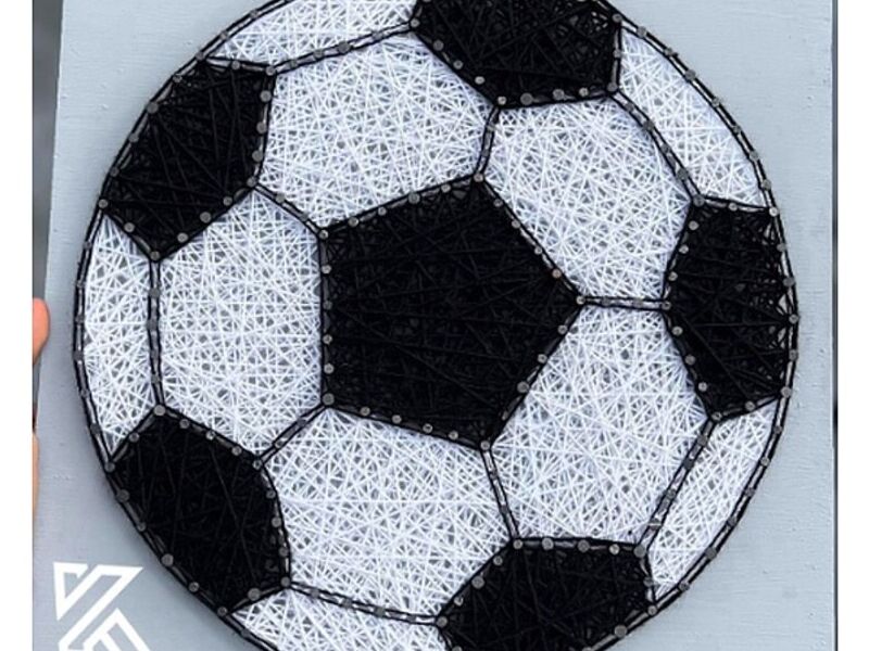 Cuadro hilorama pelota Guatemala