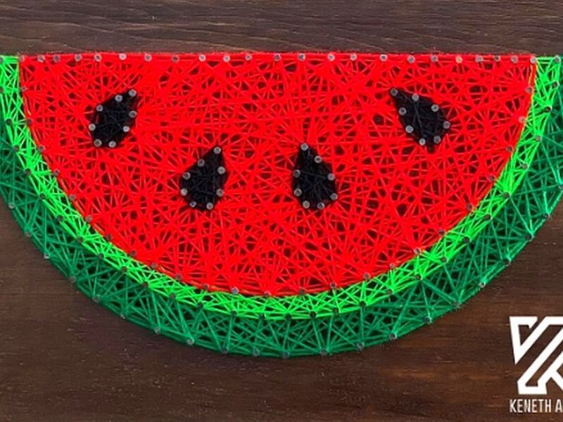 Cuadro hilorama frutas Guatemala