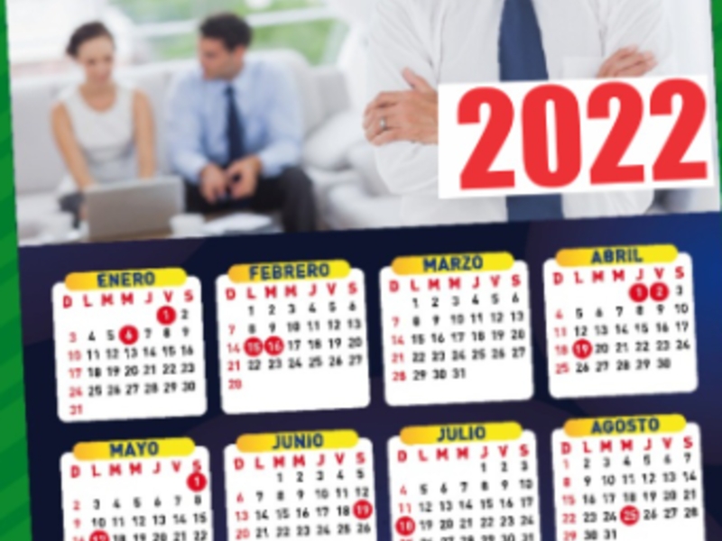 Calendario personalizado Ciudad de Guatemala