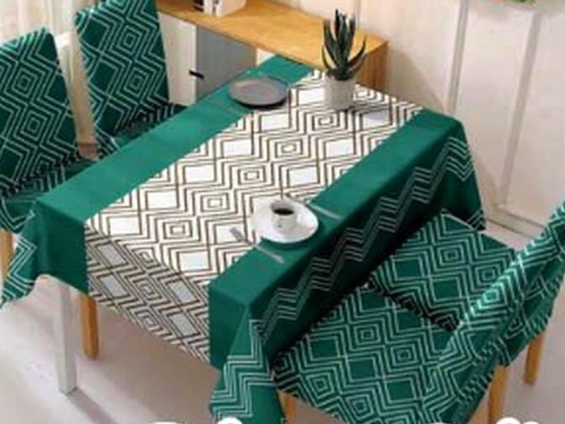 Mantel verde mesa Guatemala