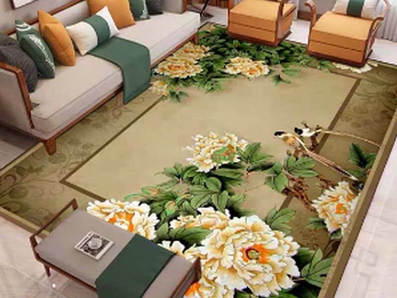 Alfombra flores Guatemala