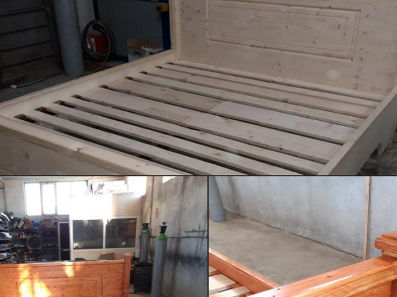 Cama matrimonial madera