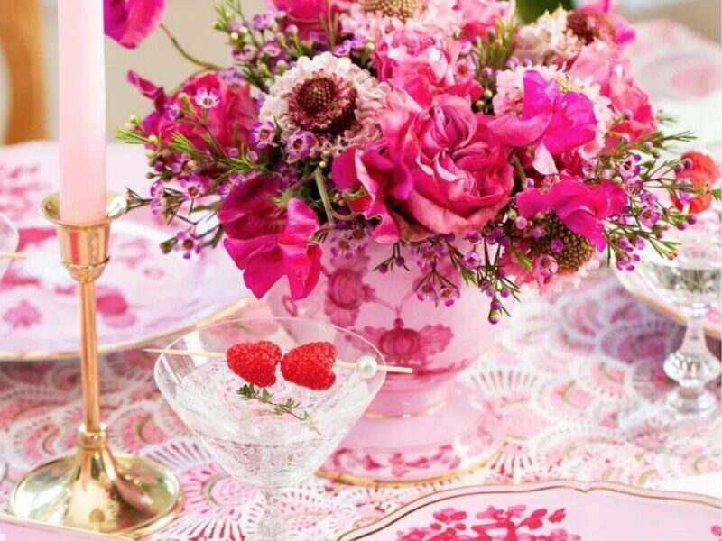 Florero Rosa Guatemala