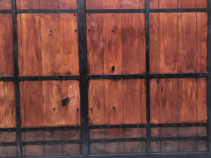 Porton de madera