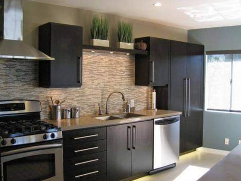 Muebles de cocina negros 