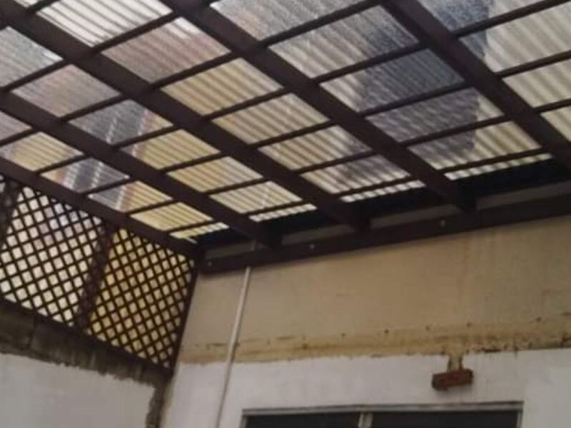 Pérgola sellada