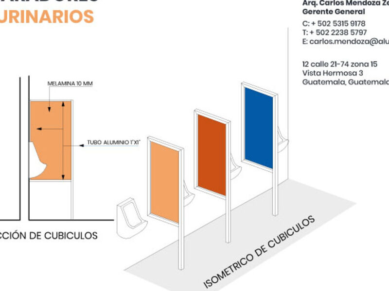 Separador de Urinarios Guatemala