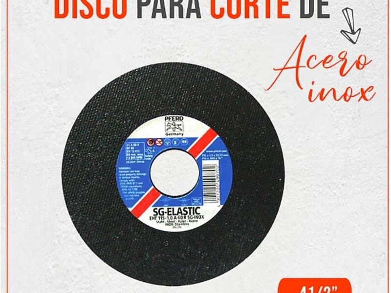 Disco Corte Acero Inox Guatemala