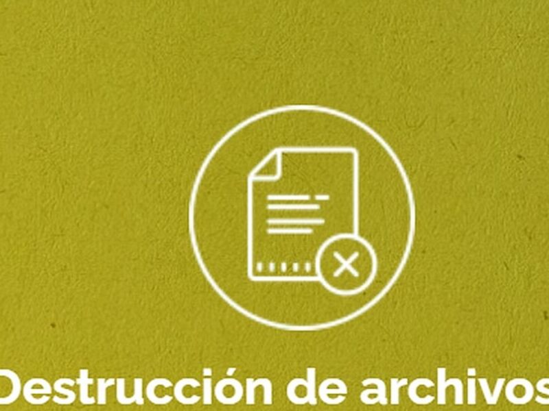 Destrucción de archivos Mixco
