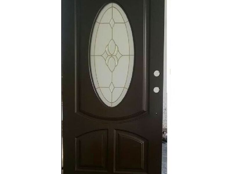 Puerta Madera Vitral Guatemala 