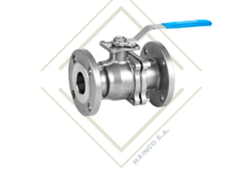 Válvula bola 2 pzs acero inoxidable Guatemala
