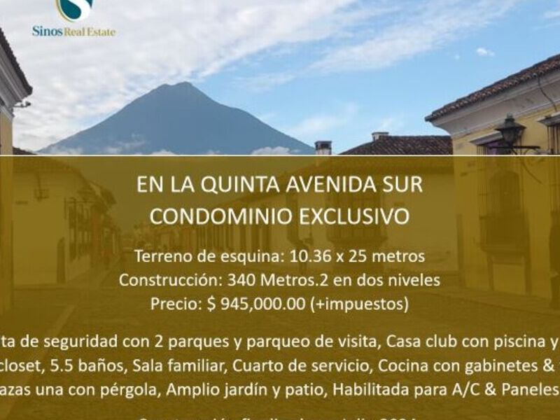 Venta terreno Guatemala