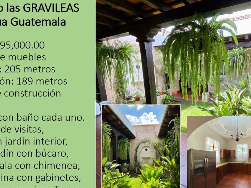 Venta casa en condominio Antigua Guatemala