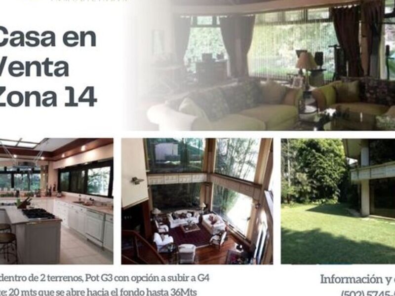 Venta casa amplia Guatemala