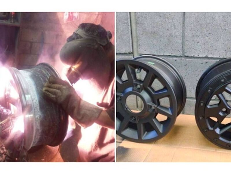 Reconstrucción aros vehículos moto Mixco 