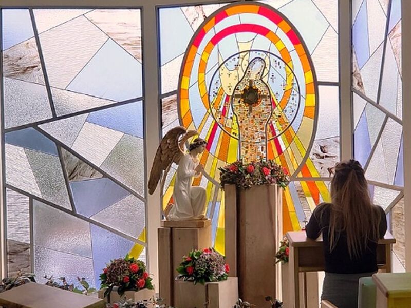 Vitral iglesia Próceres