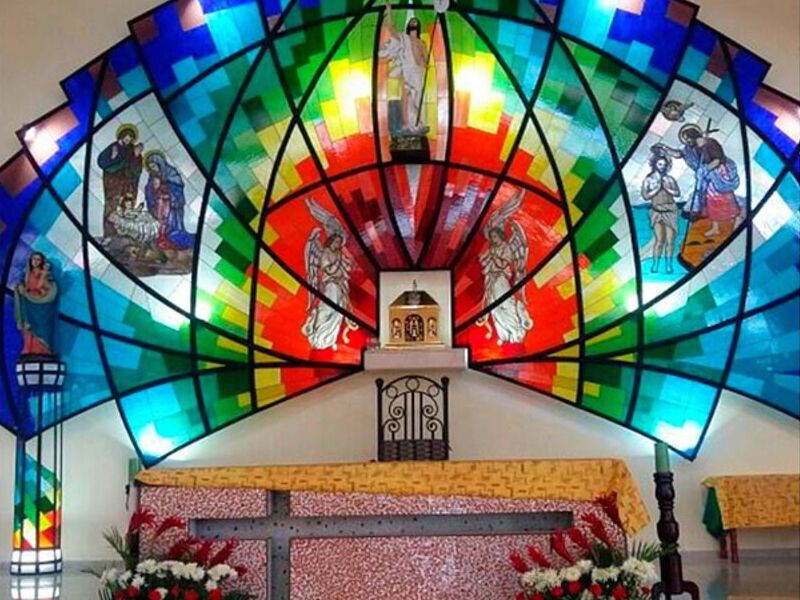 Vitral santuario Próceres