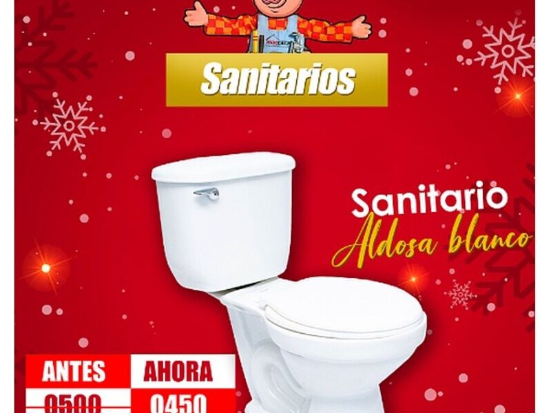 Inodoro blanco Tecpán