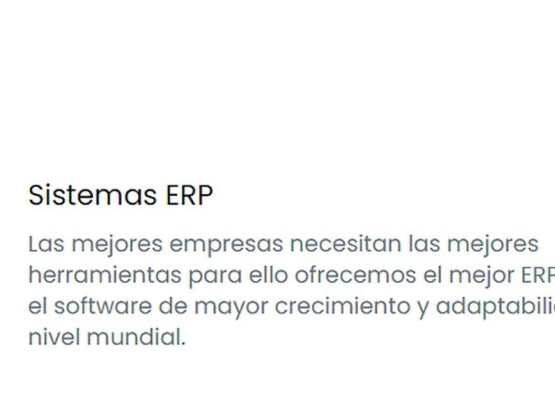 Sistemas ERP Guatemala 
